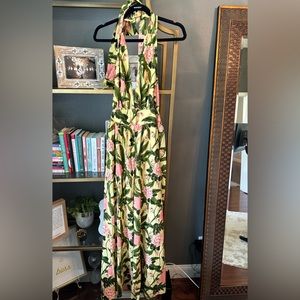 NWT Agua Bendita Botanical Print Jumpsuit